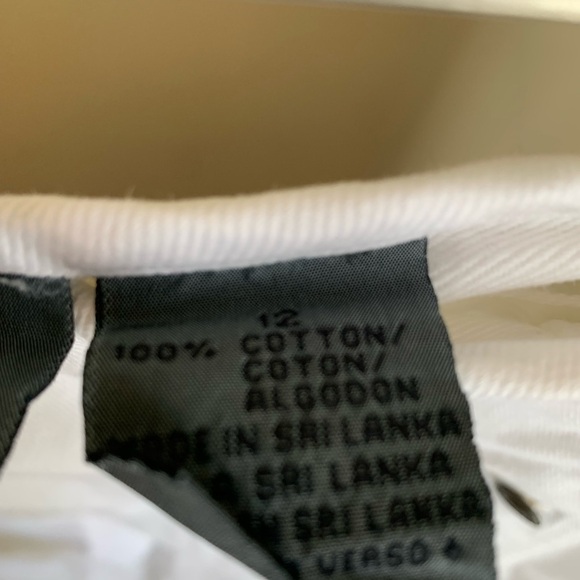 Liz wear liz Claiborne white 90’s denim jean skirt buttons vintage - Picture 9 of 9